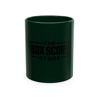 Box Score Store Ceramic Mug — Retro Sports Logo Coffee Cup