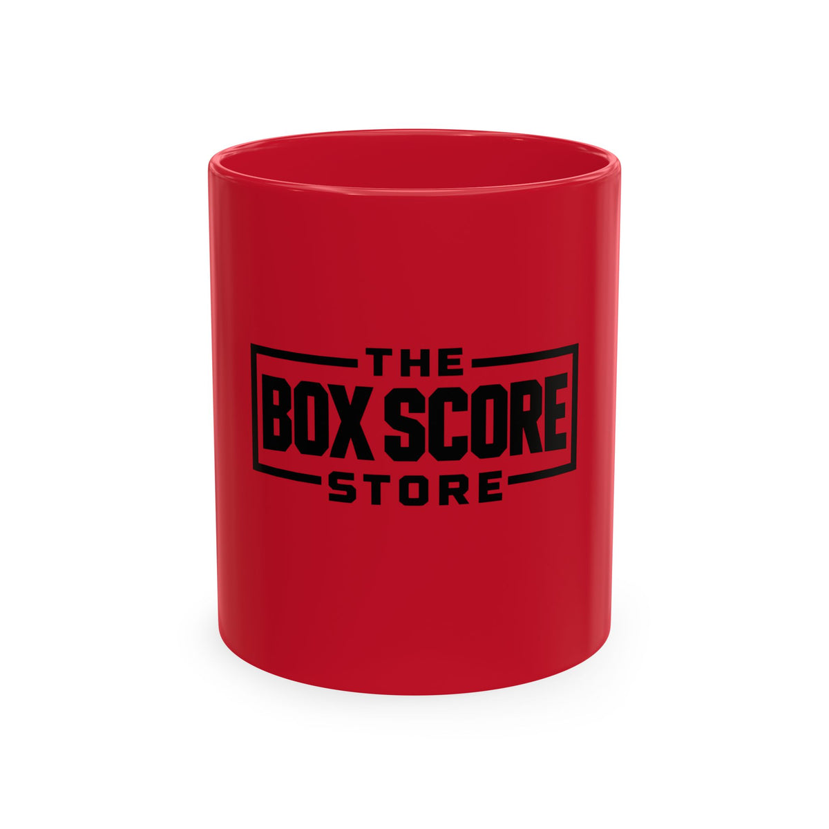 Box Score Store Ceramic Mug — Retro Sports Logo Coffee Cup