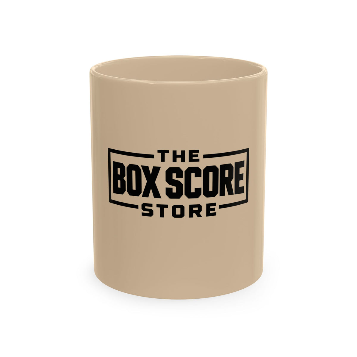 Box Score Store Ceramic Mug — Retro Sports Logo Coffee Cup