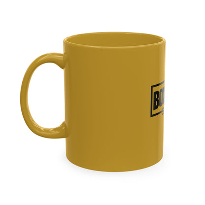 Box Score Store Ceramic Mug — Retro Sports Logo Coffee Cup