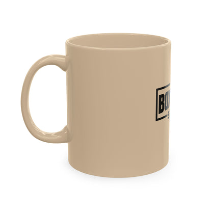 Box Score Store Ceramic Mug — Retro Sports Logo Coffee Cup