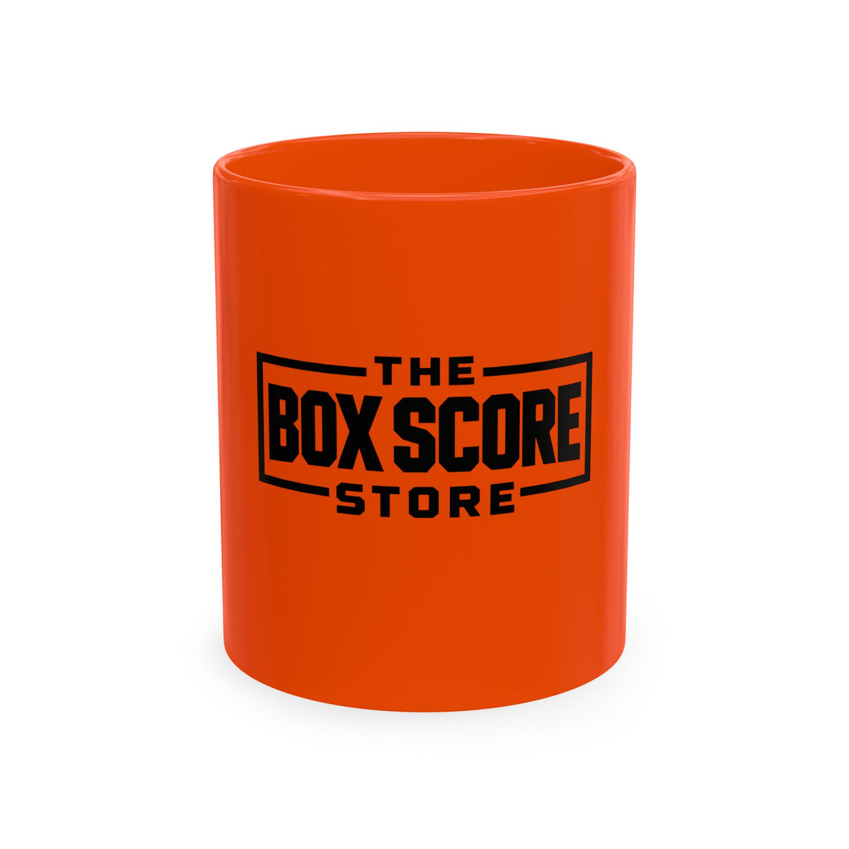 Box Score Store Ceramic Mug — Retro Sports Logo Coffee Cup